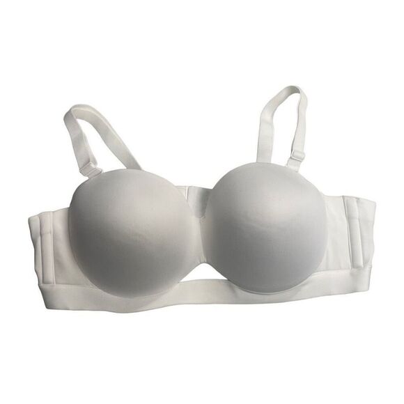 CACIQUE Women’s Straps Or Strapless Comfort Bliss White Wire Bra Size 44B White - Picture 4 of 12